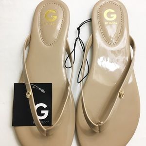 Beige Flat Sandals by Bebé.